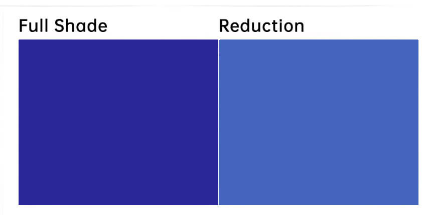 陰丹士林藍顏料色卡