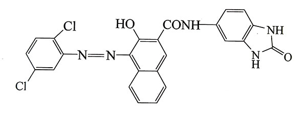 顏料棕25分子結(jié)構(gòu)圖