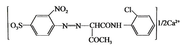 顏料黃168分子結(jié)構(gòu)圖