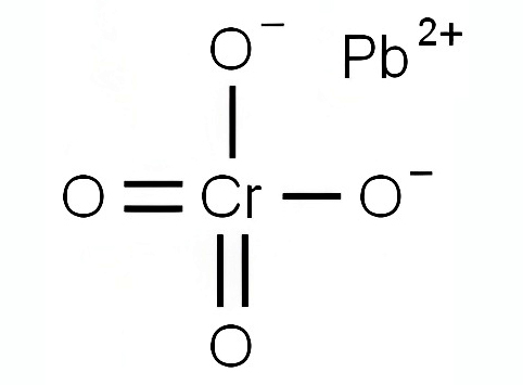 顏料黃34分子結(jié)構(gòu)圖