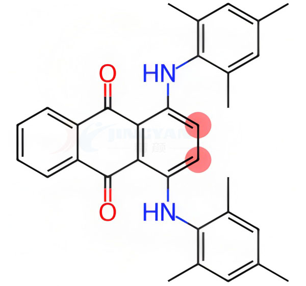 溶劑藍(lán)104化學(xué)分子結(jié)構(gòu)圖