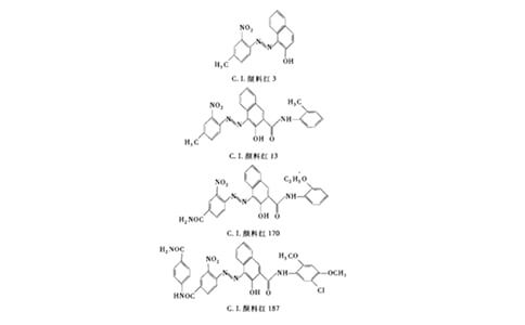 有機顏料結(jié)構(gòu)表