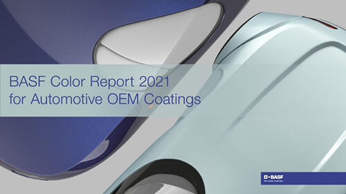 巴斯夫2021年汽車OEM涂料顏色報(bào)告(圖1) 巴斯夫2021年汽車OEM涂料顏色報(bào)告