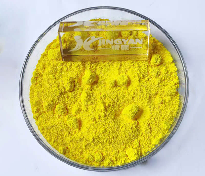 潤(rùn)巴I3816尼龍用包膜釩酸鉍黃顏料色粉實(shí)拍圖