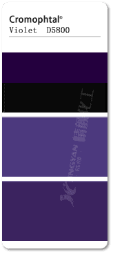 巴斯夫二惡嗪紫D5800有機顏料色卡